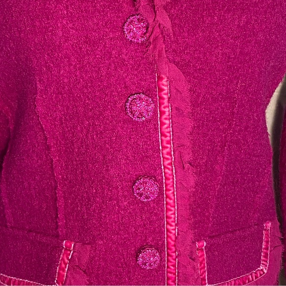 PBJ Sport Deep Pink Blazer Sz S/P - Picture 5 of 8